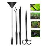 DS BS 4-Piece Aquarium Tool Set for Aquascaping and Cleaning