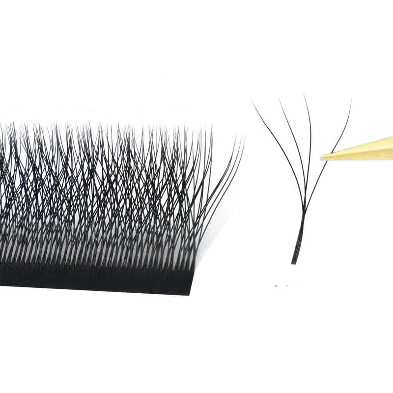 DS BS W Lashes Extensions D Curl Mixed Tray(0.07-D, 8-14mm Mix)