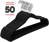 DS BS 50Pack Velvet Hangers-45cm