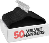 DS BS 50Pack Velvet Hangers-45cm