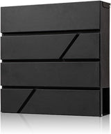 DS BS Large Capacity Locking Mailbox with Newspaper Holder