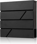 DS BS Large Capacity Locking Mailbox with Newspaper Holder