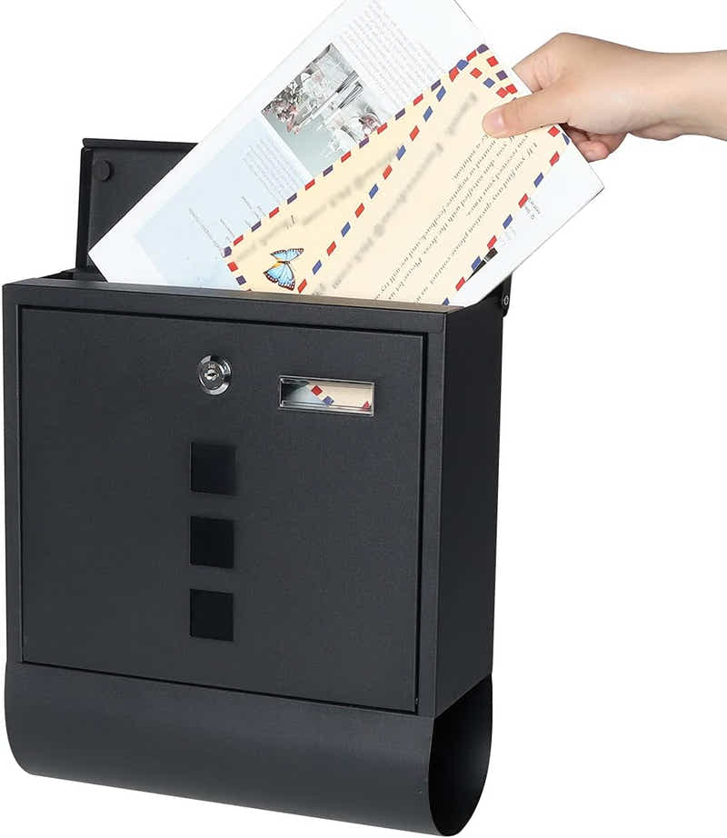 DS BS Mailboxes with Secure Key Lock and Newspaper Holder