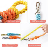 DS BS 120CM Soft Braided Colourful Dog Leash-Macaron