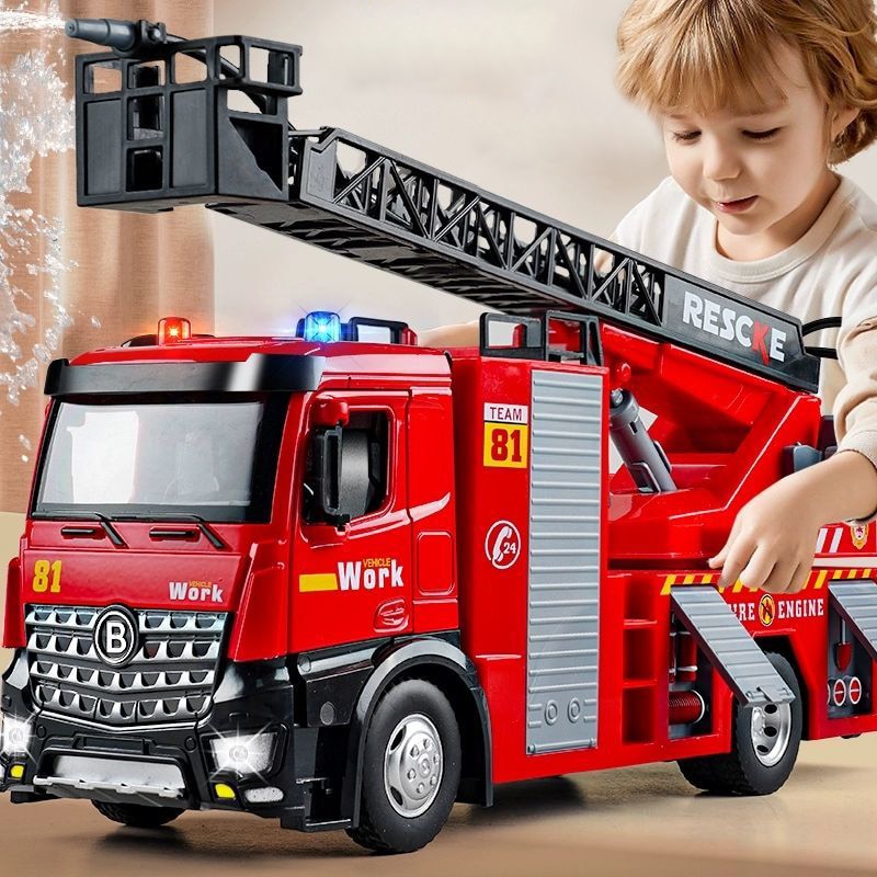 DS BS Fire Engine Truck Fire Truck Toy Metal Cab