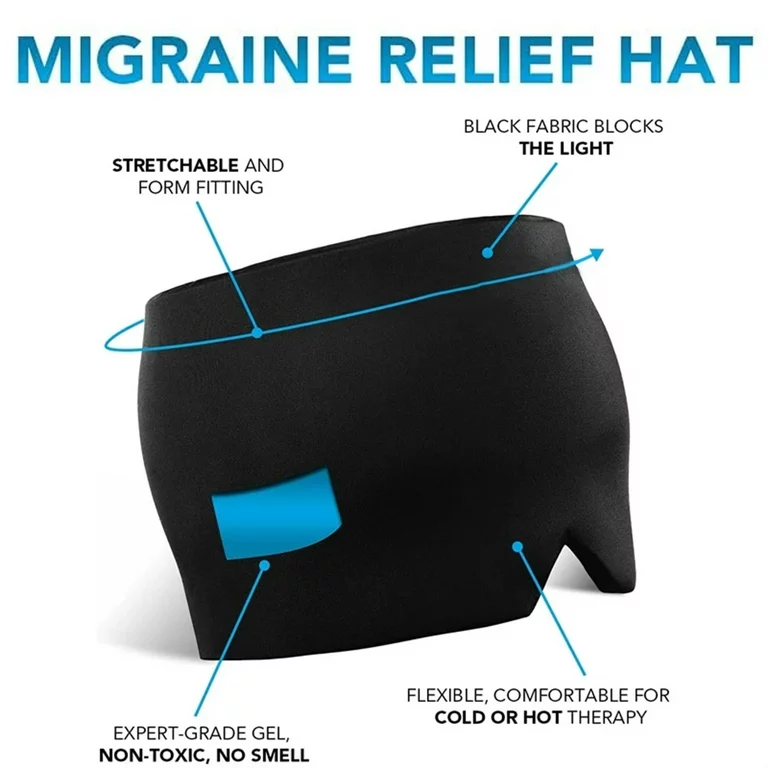 DS BS Gel Ice Headache Relief Cap
