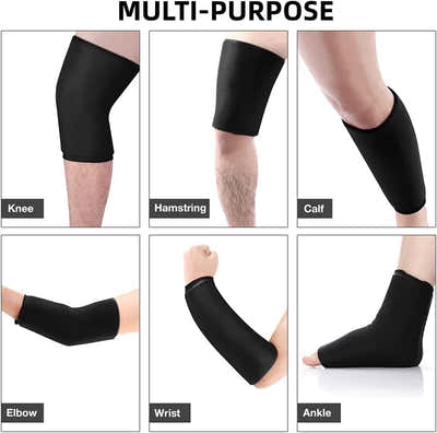 DS BS Gel Pack for Injury Cold Wrap for Knee Calf Elbow-XL