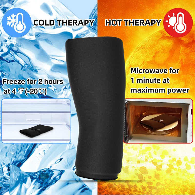 DS BS Gel Pack for Injury Cold Wrap for Knee Calf Elbow-XL