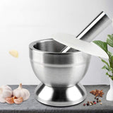 DS BS Stainless Steel Mortar and Pestle Spice Grinder