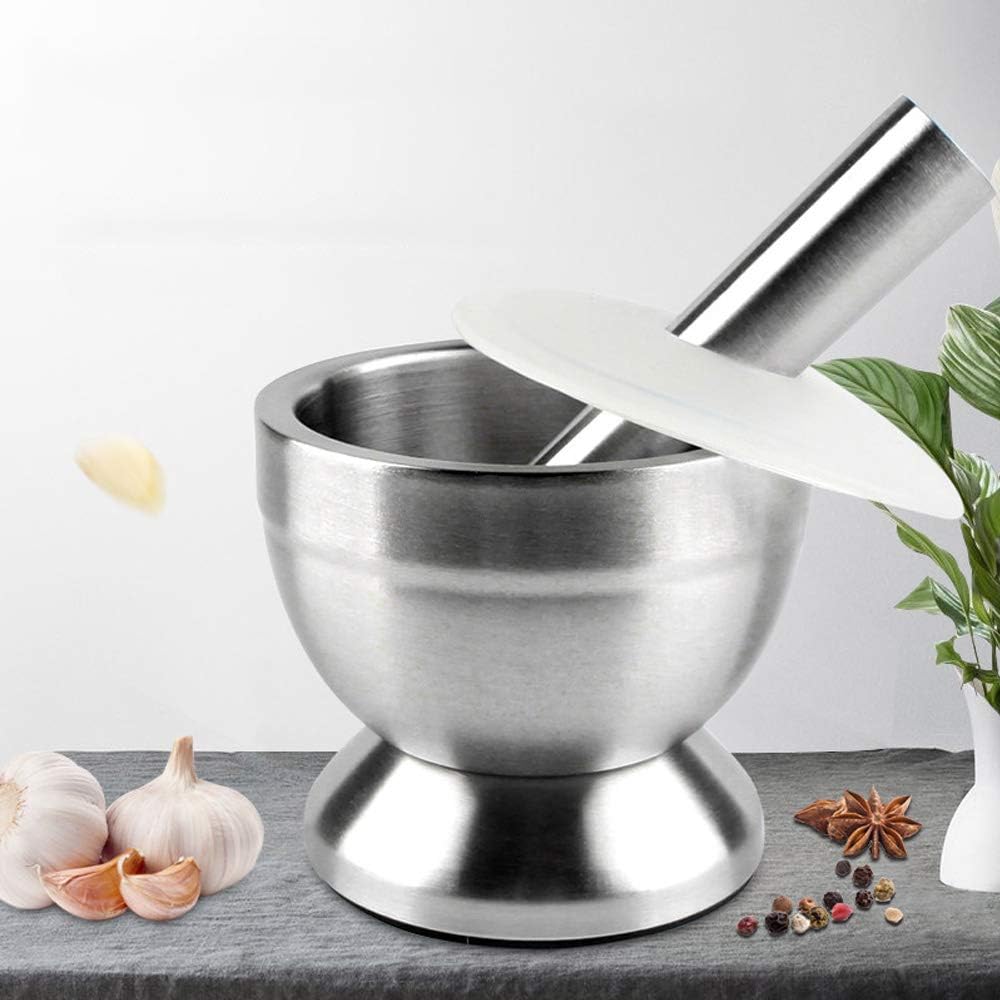 DS BS Stainless Steel Mortar and Pestle Spice Grinder