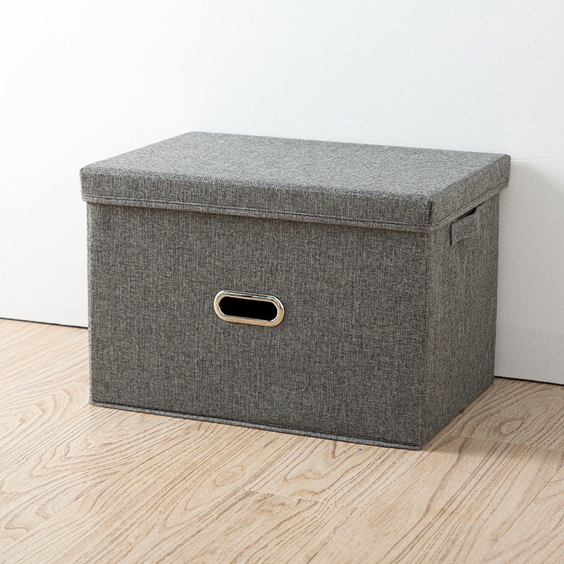 DS BS Collapsible Storage Bins with Lids and Handles-L
