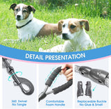 DS BS Reflective Rope Dog Leash 150cm-Gray