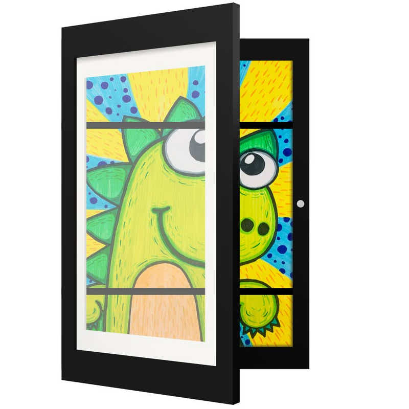 DS BS Kids Artwork Picture Frame 45x33CM-Black