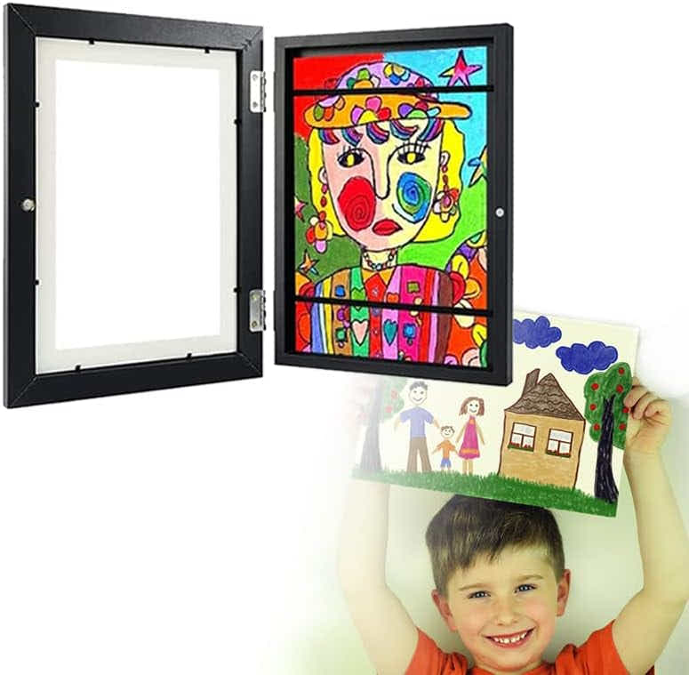 DS BS Kids Artwork Picture Frame 45x33CM-Black