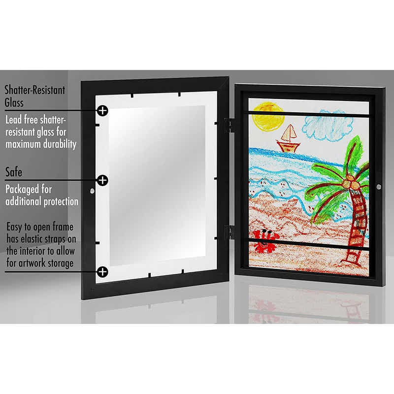 DS BS Kids Artwork Picture Frame 45x33CM-Black