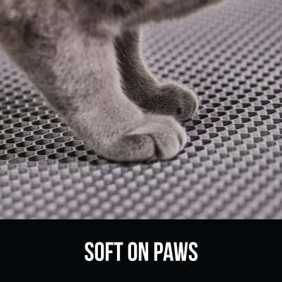 DS BS Cat Litter Mat Litter Trapper 75×55cm-Gray