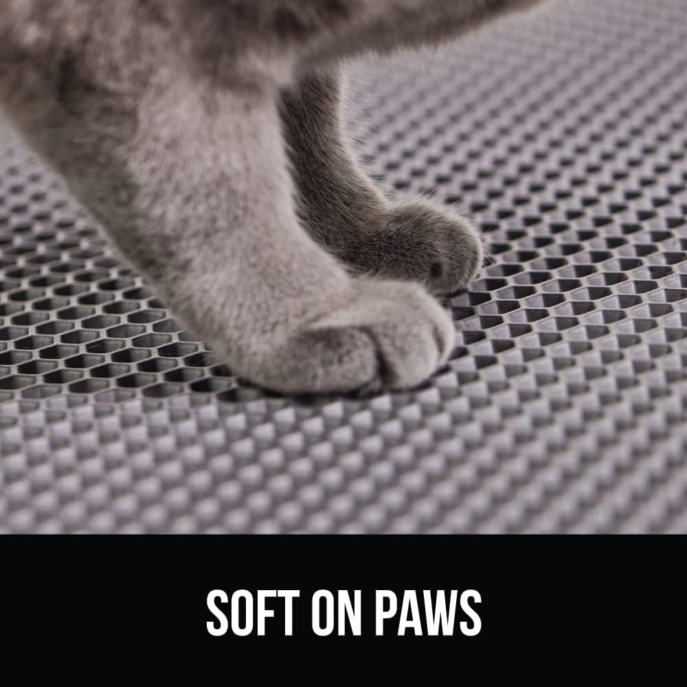 DS BS Cat Litter Mat Litter Trapper 75×55cm-Gray