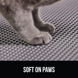 DS BS Cat Litter Mat Litter Trapper 75×55cm-Gray
