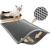 DS BS Cat Litter Mat Litter Trapper 75×55cm-Gray