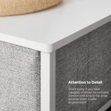 DS BS Narrow 4 Fabric Drawers Slim Storage Tower