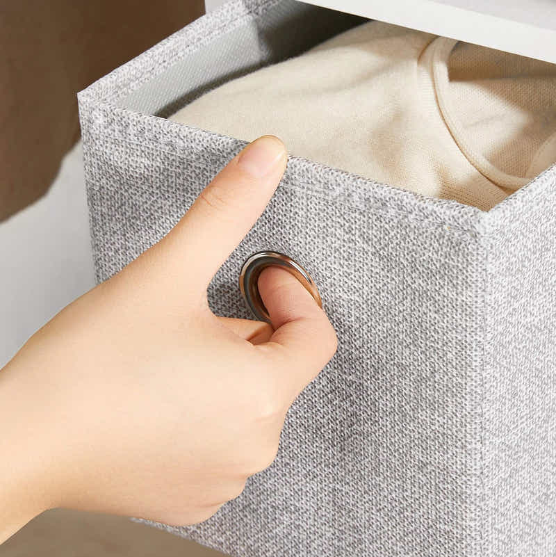 DS BS Narrow 4 Fabric Drawers Slim Storage Tower