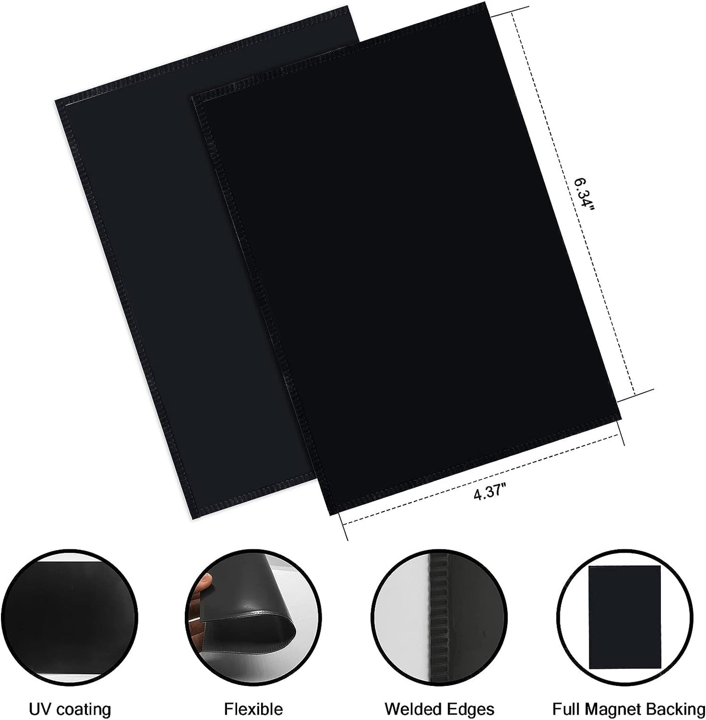 DS BS 12 Pack Magnetic Photo Frame 4X6 Inches for Refrigerator