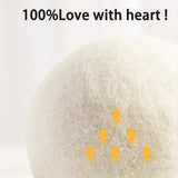 DS BS 6-Pack 7CM NZ Wool Dryer Balls