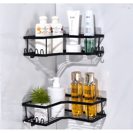 DS BS 2Pcs Bathroom Corner Shelves Basket