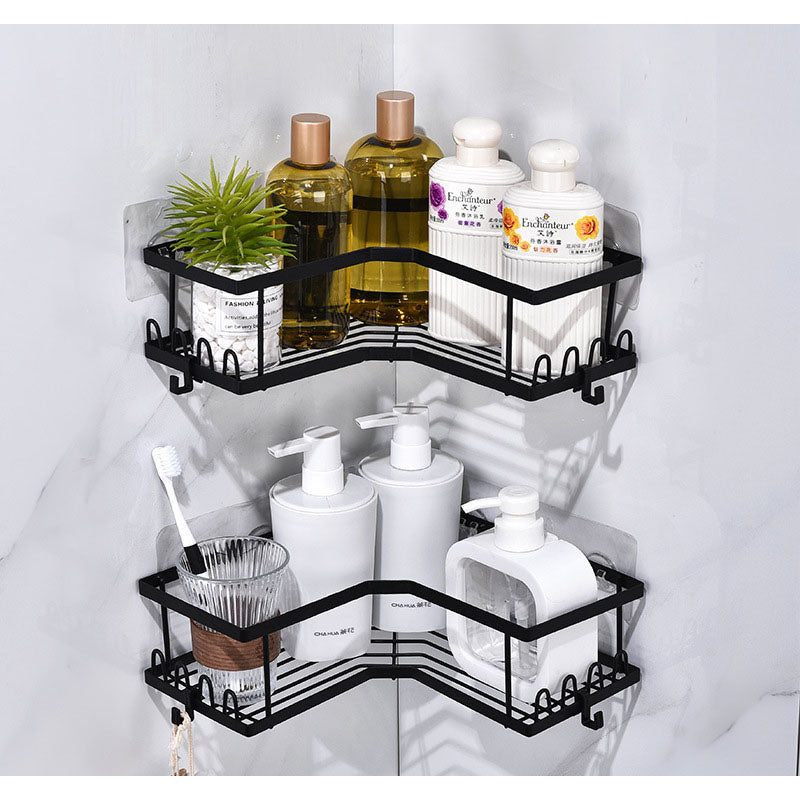 DS BS 2Pcs Bathroom Corner Shelves Basket