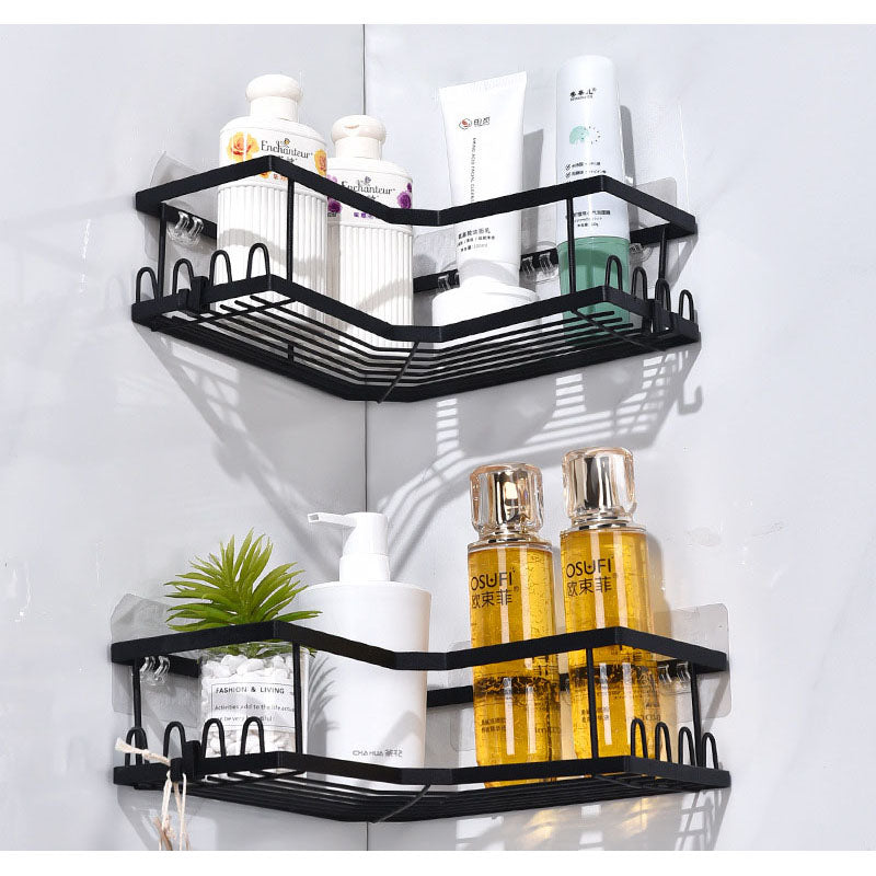 DS BS 2Pcs Bathroom Corner Shelves Basket