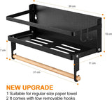DS BS 2 in 1 Magnetic Spice Rack with Hooks