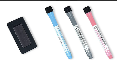 DS BS Weekly Fridge Calendar Whiteboard with Marker & Eraser