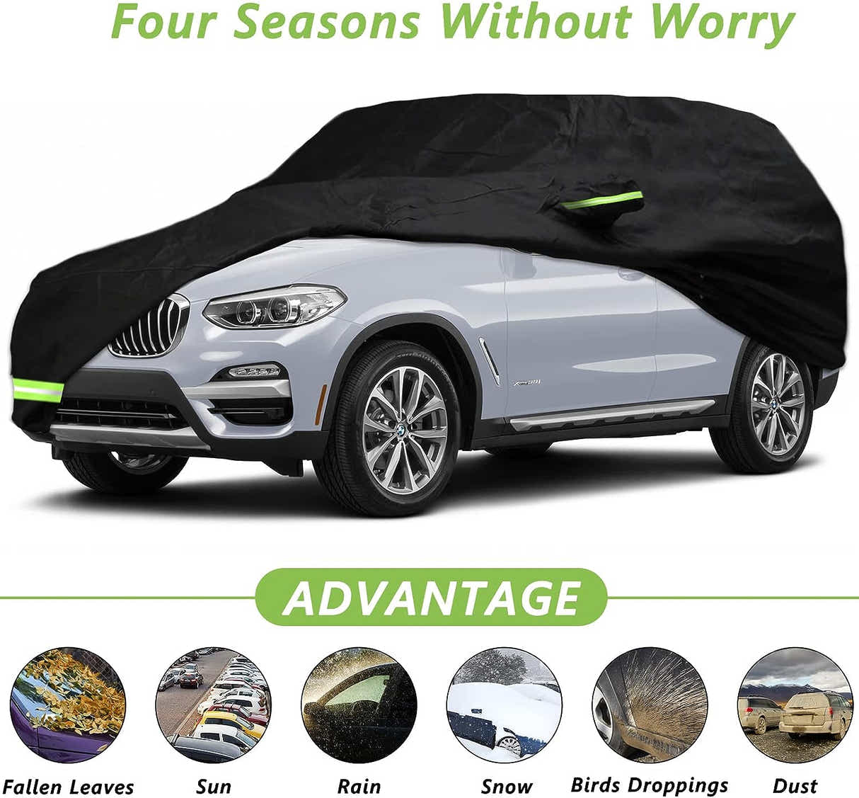 DS BS All-Weather Heavy Duty Car Cover for SUV 4.85M