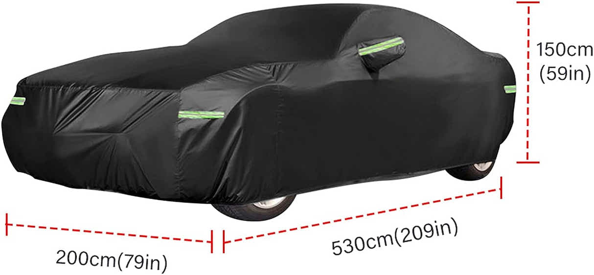 DS BS All-Weather Heavy Duty Car Cover for Sedans 4.9M