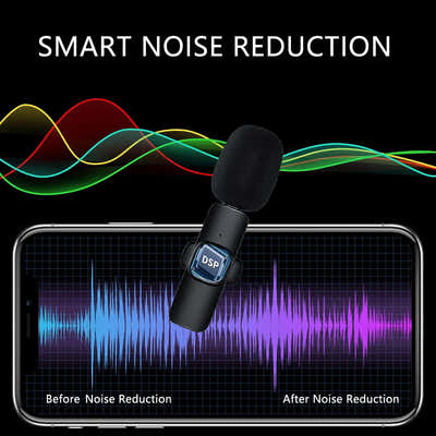 DS BS Wireless Lavalier Lapel Microphone for iPhone, iPad