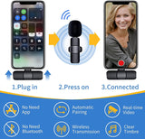 DS BS Wireless Lavalier Lapel Microphone for iPhone, iPad