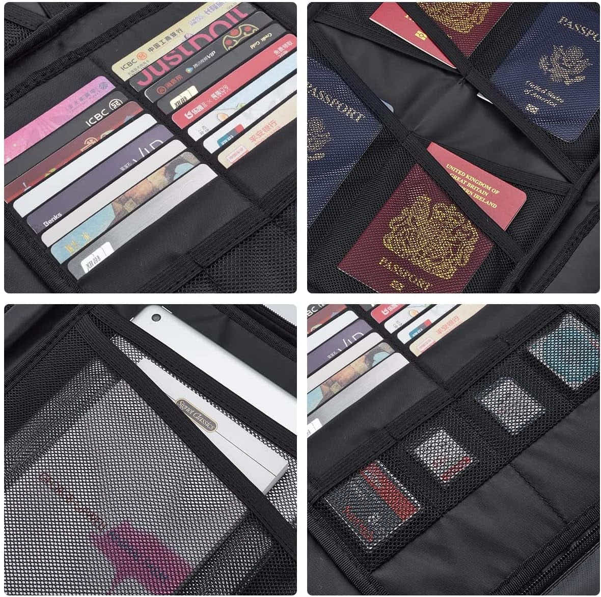 DS BS 3-Layer Fireproof Document Organizer with Lock