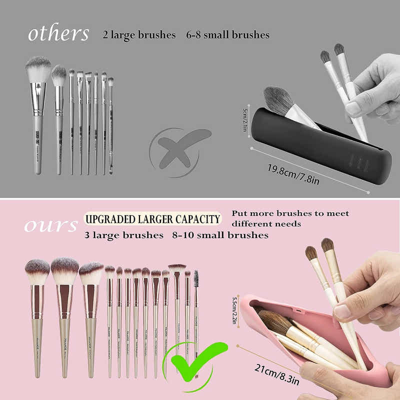 DS BS Travel Makeup Brush Holder