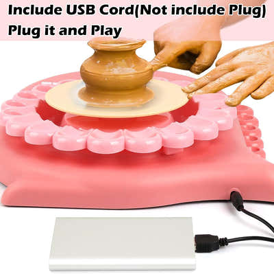 DS BS Kids Pottery Wheel Kit-Pink