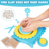 DS BS Kids Pottery Wheel Kit-Blue