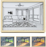 DS BS Lighting Painting Decoration 3 Colors-Dog In the Sun