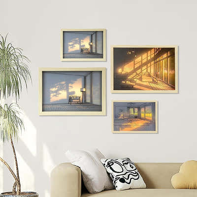 DS BS Lighting Painting Decoration 3 Colors-Dog In the Sun