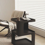 DS BS Modern Creative Design Bedside Table-Black