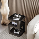 DS BS Modern Creative Design Bedside Table-Black