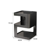 DS BS Modern Creative Design Bedside Table-Black