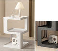 DS BS Modern Creative Design Bedside Table-Cream