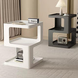 DS BS Modern Creative Design Bedside Table-Cream