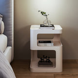 DS BS Modern Creative Design Bedside Table-Cream