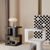 DS BS Modern Creative Design Bedside Table-Cream