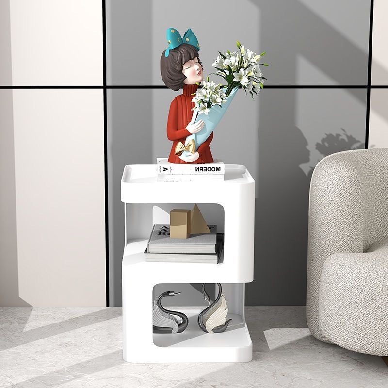 DS BS Modern Creative Design Bedside Table-Cream